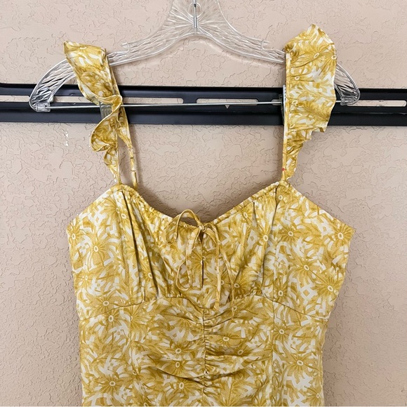 Cinq a Sept Milicent Womens Floral Printed Mid Calf Midi Dress 6 - Picture 4 of 16